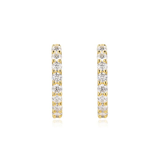 Moissanite tassel earrings worn, close-up sparkle detail