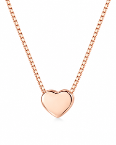 Minimalist Heart Pendant Necklace