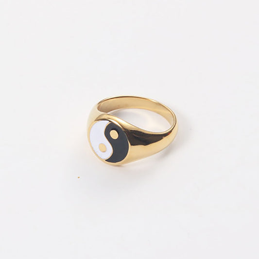 18K Gold-Plated Waterproof Ring - Gold