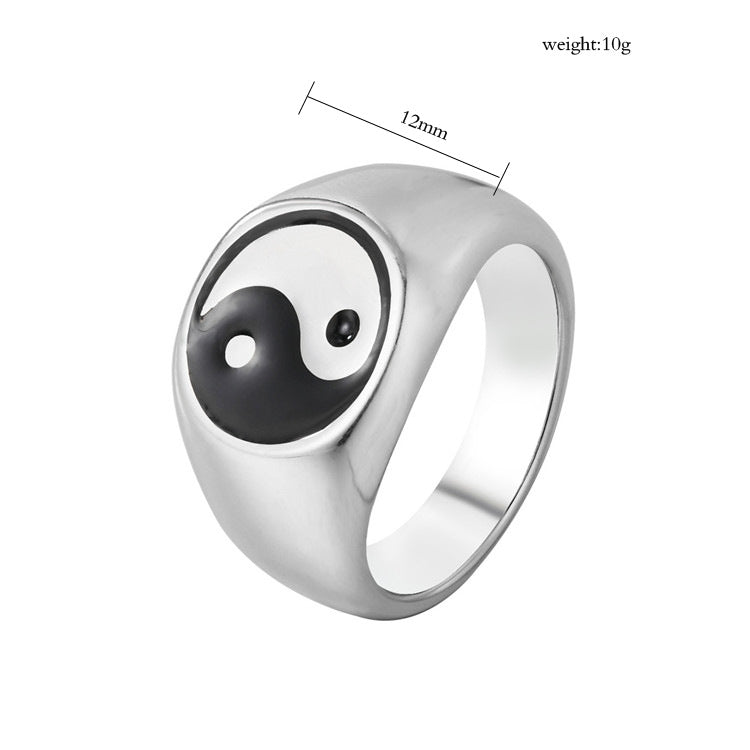 18K Gold-Plated Waterproof Ring - Silver