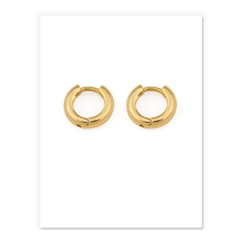 Earrings worn