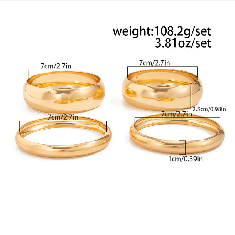 Bangle set worn
