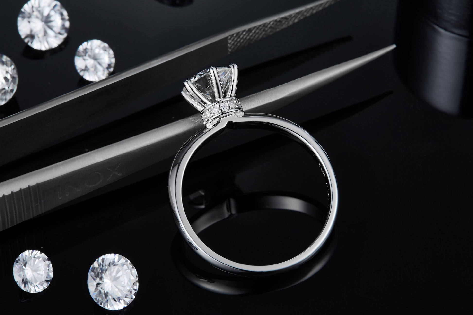 Ring with gift box