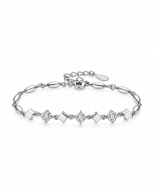 Everyday CZ Tennis Bracelet — Sterling Silver