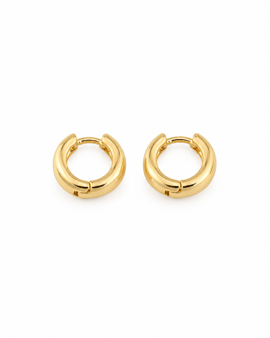Minimalist Gold Huggie Earrings