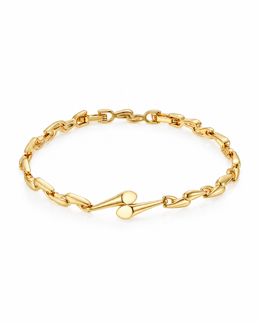 Rose Gold Bangle Bracelet — Light Luxury Everyday Bracelet